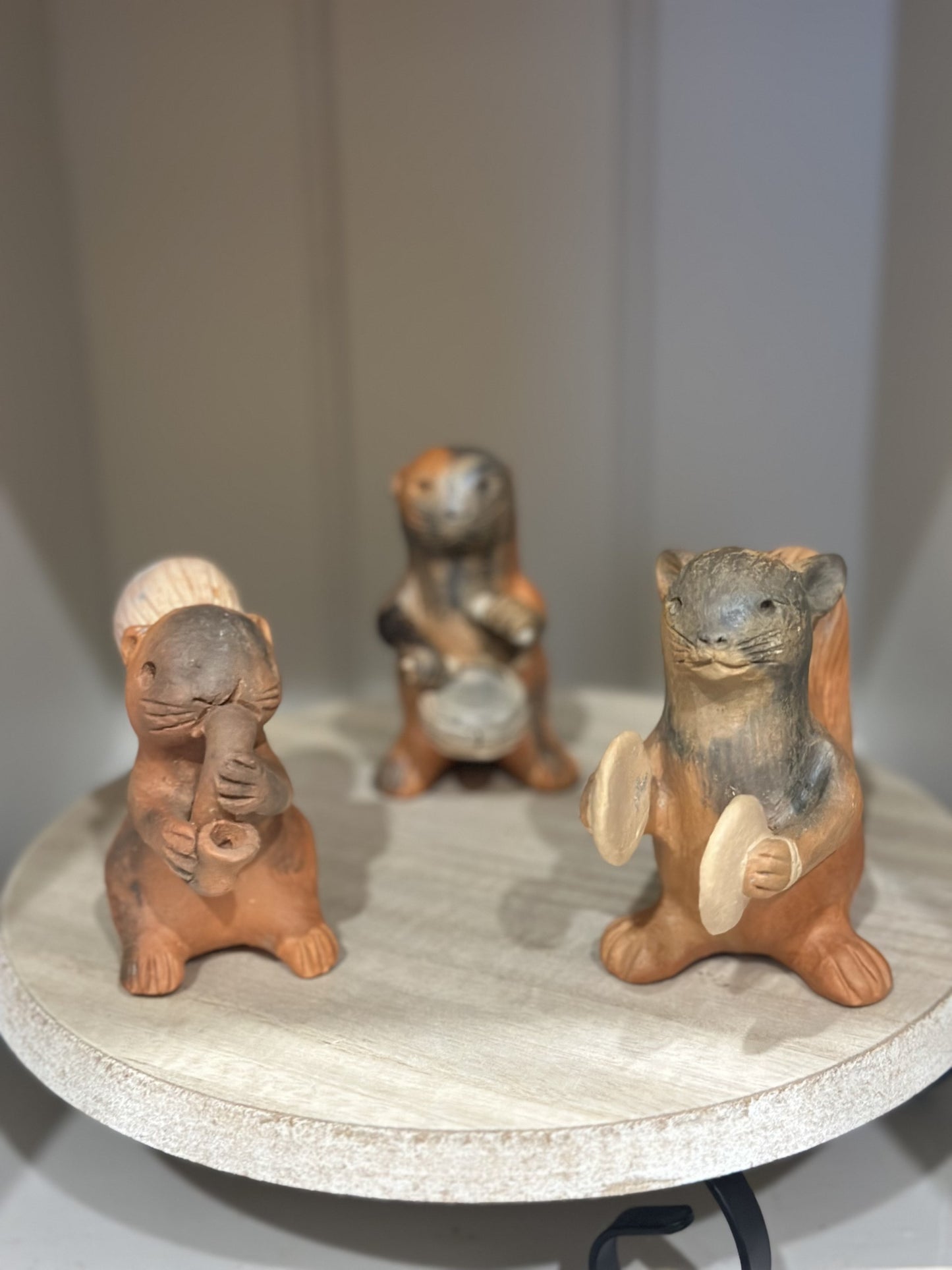 Trio de Ardillas ~ Barro Mixe