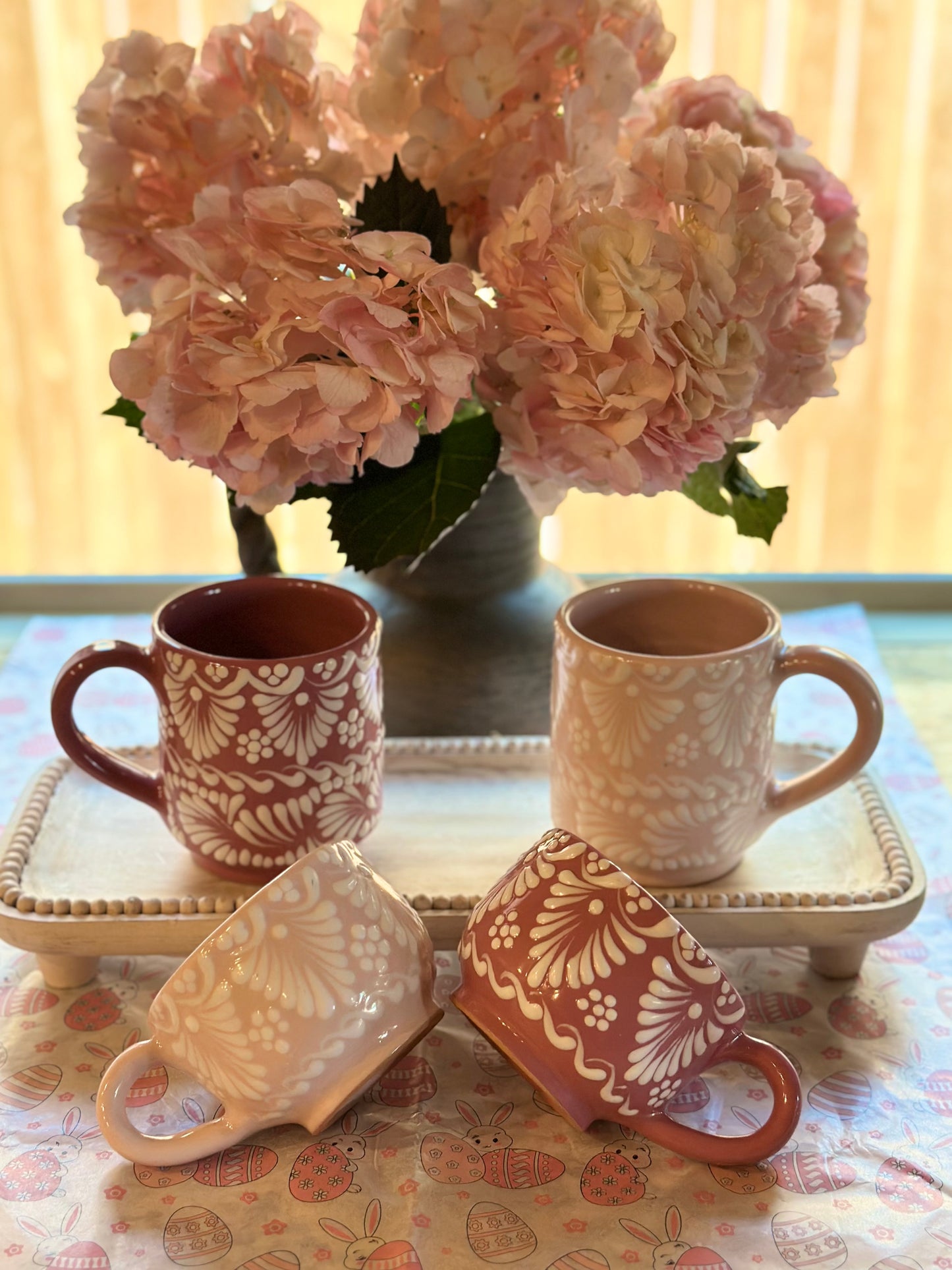 Talavera Mugs in pastel