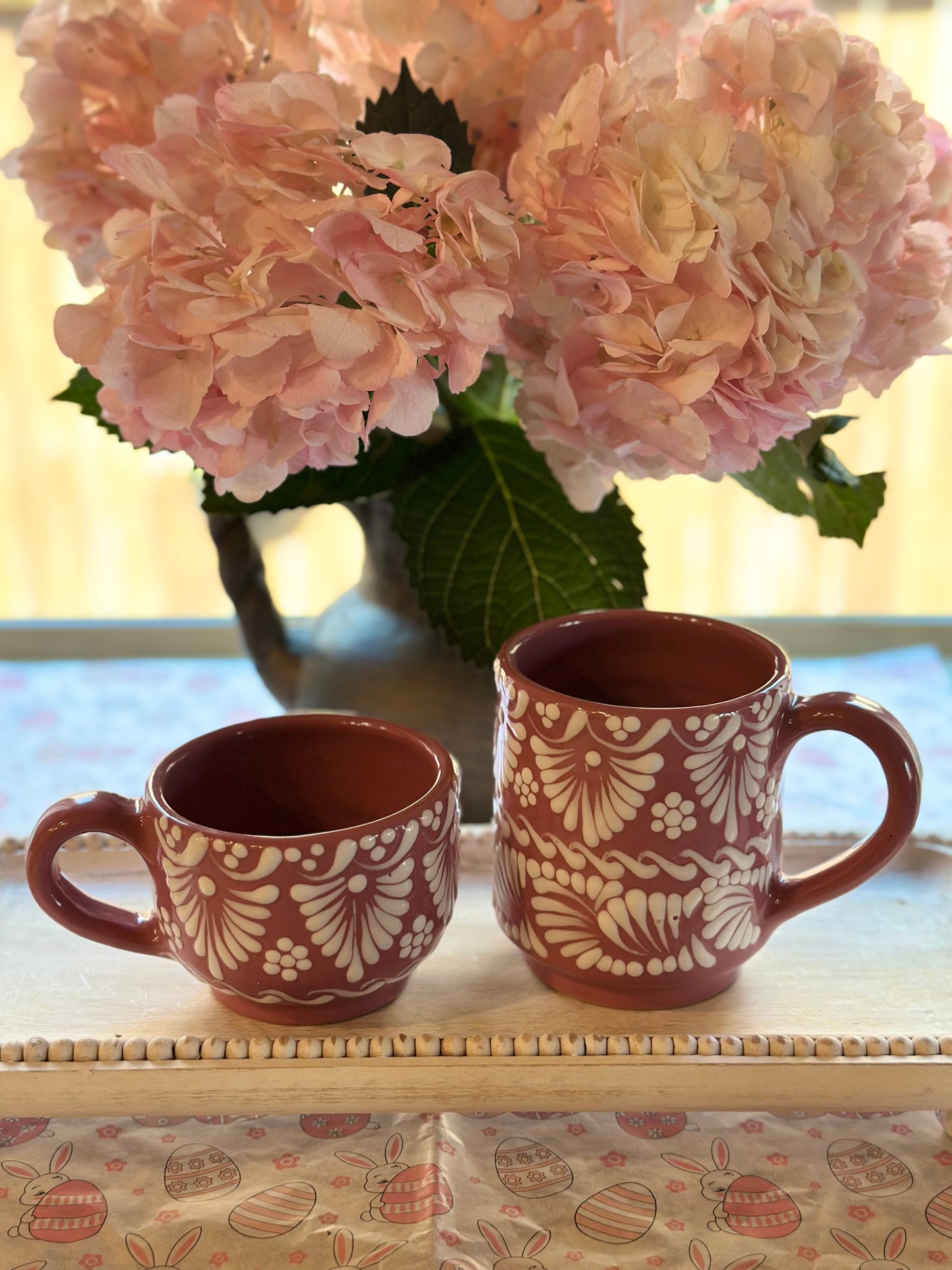 Talavera Mugs in pastel
