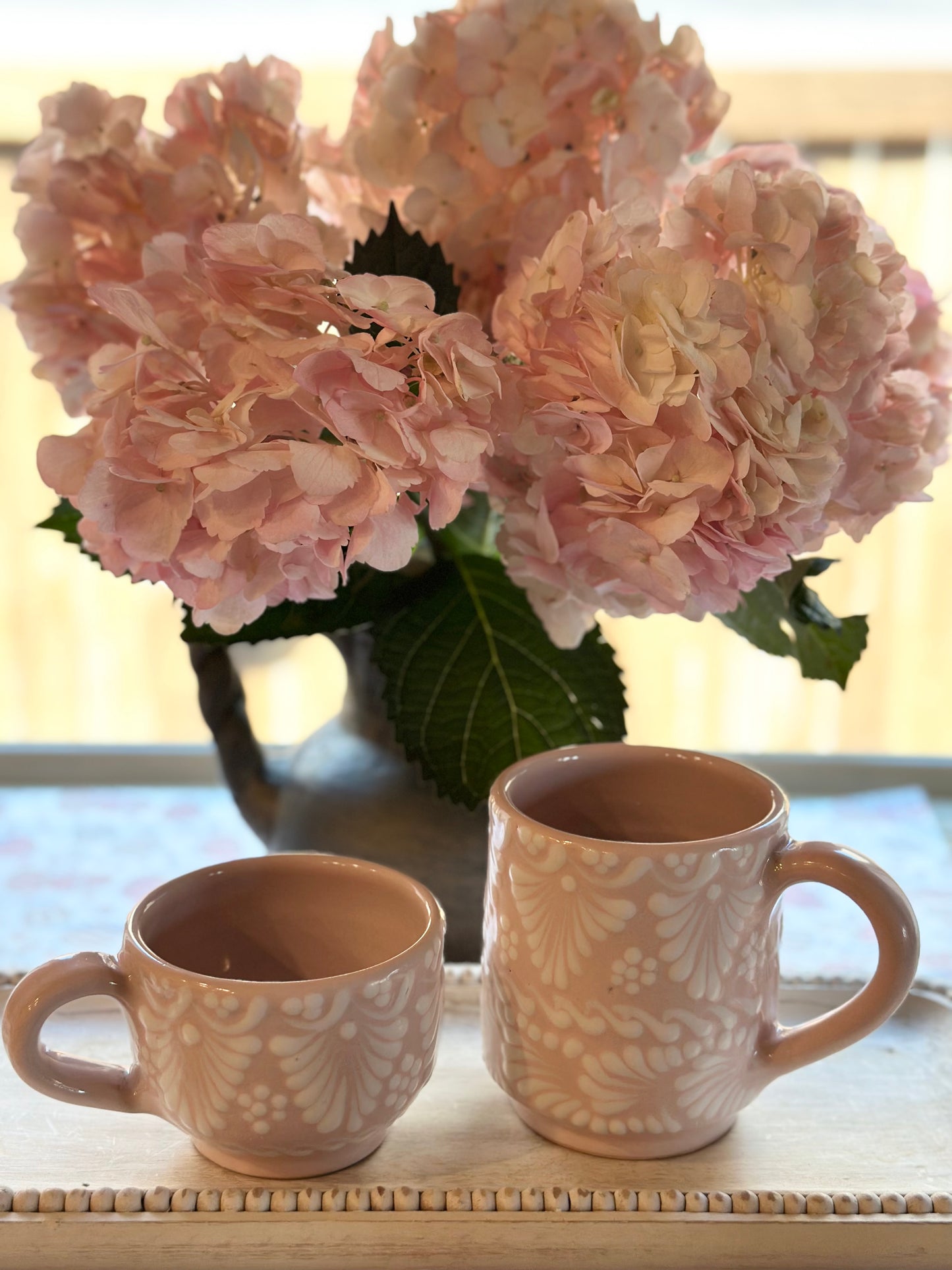 Talavera Mugs in pastel
