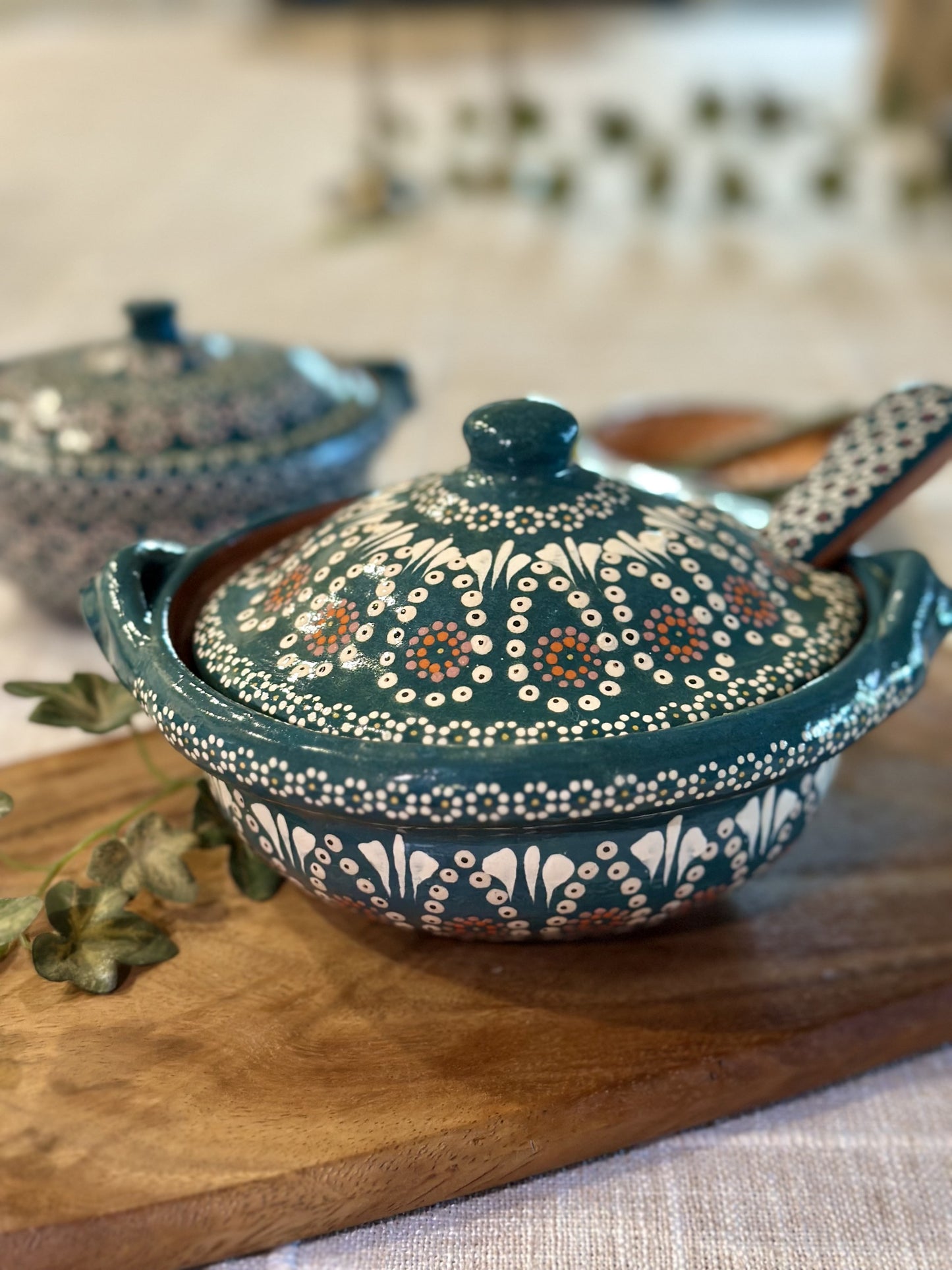 Capula~ Cazuela with matching spoon